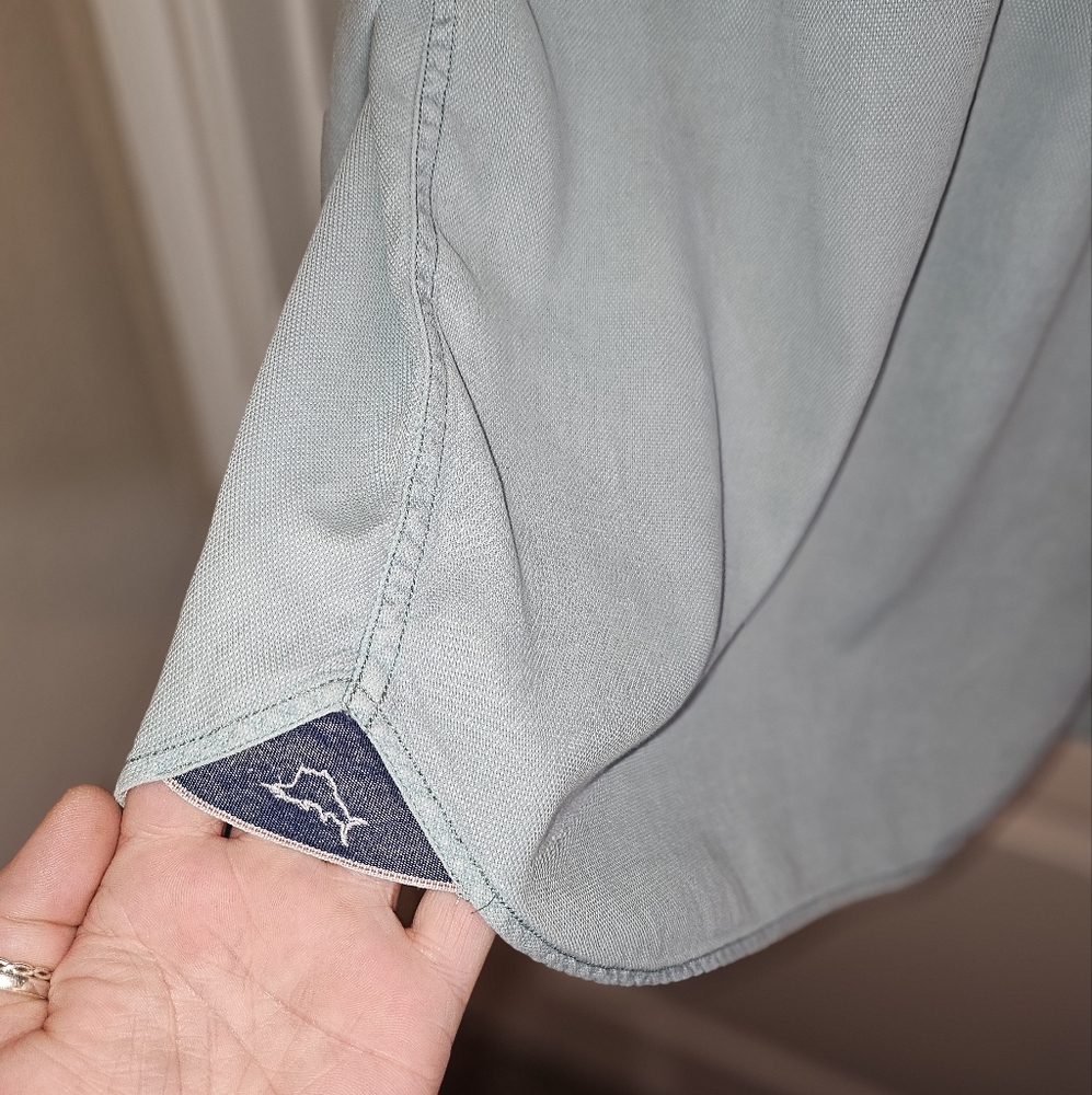 Tommy Bahama Sky Blue Casual Shirt - Picture 7 of 9
